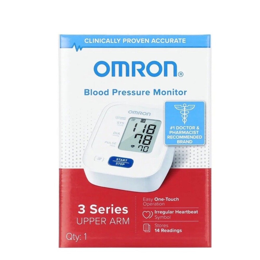 Omron 3 Series Blood Pressure Monitor BP7150 Upper Arm Automatic Digital